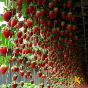 Клубника ампельная Анастасия купить по цене от 370р. в интернет-магазине «Посадика» с доставкой почтой в в Юрюзанье и по всей России – [изображение №1].